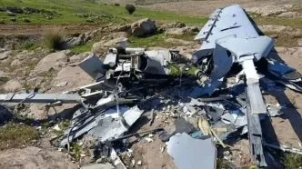 انهدام یک فروند پهپاد پیشرفته MQ9 در آسمان خمین