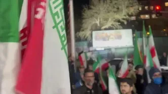 ویدئو؛ تجمع در میدان صنعت شهرک غرب