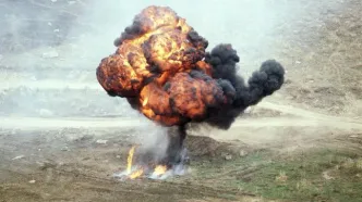 احتمال شنیده‌شدن صدای انفجارهای کنترل شده در حومه شهر مبارکه اصفهان