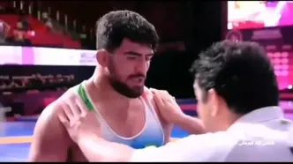 ببینید| کشتی مبین عظیمی در فینال