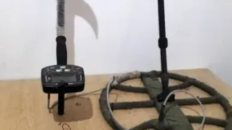 کشف گنج یاب فاقد مجوز در مرودشت