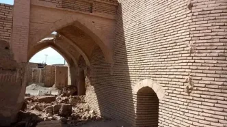 آسیب جدی به میراث فرهنگی اصفهان در بمباران شهرستان کوهپایه