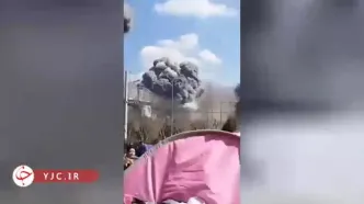 فیلم لحظه حمله به پل B1 کرج