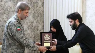 دیدار سرلشکر حاتمی با خانواده شهید سپهبد موسوی