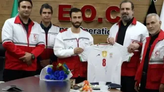 مسلم اولادقباد ستاره تیم ملی فوتسال در لباس هلال احمر