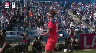 ویدیو: گل اول بارسلونا به ختافه توسط فرمین لوپز