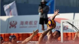 ایران سومین پیروزی خود را در مسابقات ساحلی آسیا جشن گرفت