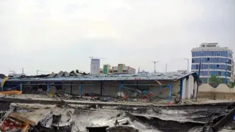 صبح امروز بندر تجاری بهمن و اسکله صیادی در قشم دچار خسارت شدند