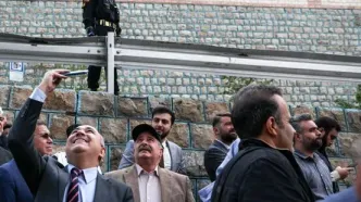 تصاویر؛ بازدید سفرای خارجی از مناطق آسیب دیده در تهران