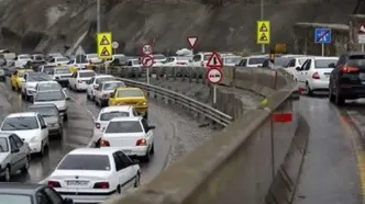 گزارش پلیس از ترافیک ۸ کیلومتری در این جاده