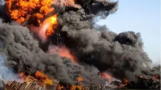 حریق کنترل‌شده در بوشهر