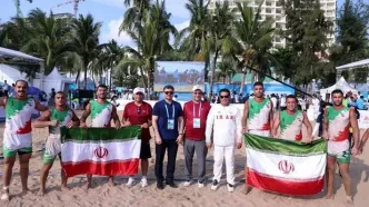 قهرمانی تیم کبدی ایران در بازی‌های آسیایی ساحلی