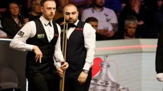 حسین وفایی برابر مرد شماره یک اسنوکر جهان پیروز شد