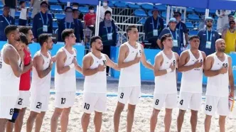 چهارمین برد متوالی تیم هندبال ایران در بازی‌های آسیایی ساحلی