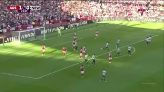 خلاصه بازی آرسنال و نیوکاسل+ ویدئو