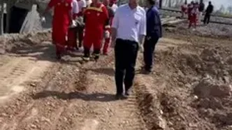 ویدئو؛ حمله هوایی به ریل راه آهن در کرج