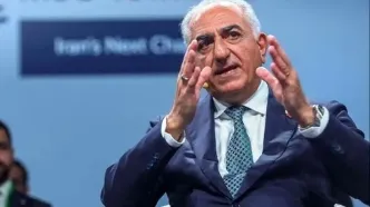 ویدیوی صابرین‌نیوز از حمله اینترنشنال به رضا پهلوی