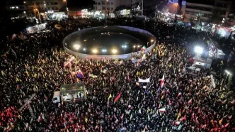 تصاویر مراسم وداع با پیکر شهید سرلشکر مجید خادمی