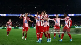 خلاصه بازی بارسلونا 0 - اتلتیکومادرید 2