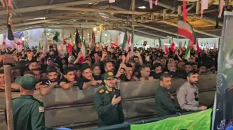 خاکسپاری شهید مجید خادمی، رئیس سازمان اطلاعات سپاه در فسا