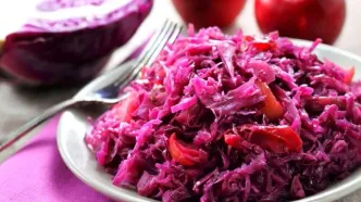 طرز تهیه ترشی کلم قرمز رستورانی