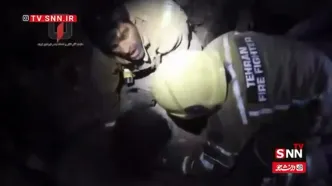 لحظه نجات چهار عضو یک خانواده از زیر آوار؛ به مادرش بگو حالش خوبه!
