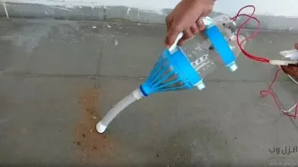 چگونه با بطری نوشابه یک جارو دستی خلاقانه در خانه بسازیم؟/ ویدئو