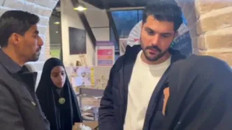 دیدار سینا مهراد با خانواده دانش‌آموزان میناب