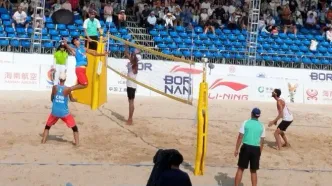 صعود تیم ب والیبال ساحلی ایران به یک‌چهارم نهایی بازی‌هایی آسیایی