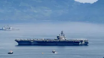 استقرار ناو «جرالد فورد» و دو ناوشکن آمریکا در دریای سرخ