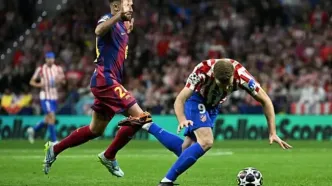 اتلتیکو مادرید 1-2 بارسلونا ؛ شاگردان فلیک از لیگ قهرمانان اخراج شد