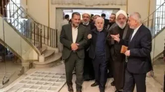 نمایندگان مجلس به کاخ سعدآباد رفتند