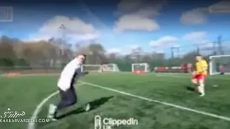 ویدیو| دود از کنده بلند می‌شود؛ آماده وین رونی با وجود وزن بالا!