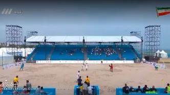 ویدیو| خلاصه فوتبال ساحلی ایران ۵ - امارات ۲/ سوپرگل‌ها شروع شد