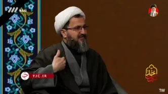 واکنش جالب حجت الاسلام ماندگاری و نجم الدین شریعتی به صدای بمباران در پخش زنده برنامه سمت خدا + ویدئو