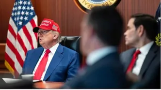 جلسه ترامپ در اتاق عملیات برای بررسی گزینه‌های جنگ ایران