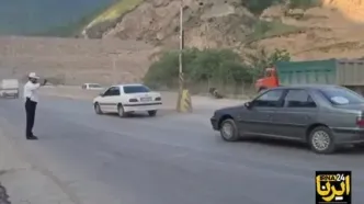 جاده هراز یکطرفه شد