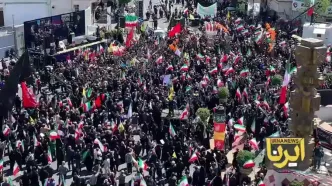 تصاویری از حضور مردم در مراسم چهلم شهادت رهبر انقلاب