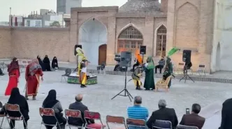 برگزاری مراسم شبیه خوانی در مجموعه تاریخی قطب الدین حیدر تربت حیدریه