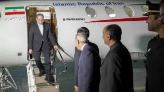 لحظه ورود سید عباس عراقچی به اسلام آباد / ویدئو