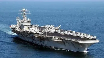 سومین ناو هواپیمابر آمریکایی وارد خاورمیانه شد