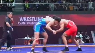 ویدیو| شکست احمدی وفا مقابل فرنگی کار کره شمالی