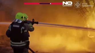 حملات پهپادهای انتحاری روسیه به منطقه سومی