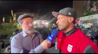 رامین رضاییان در تجمع مدافعان انقلاب+ ویدئو