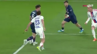 ویدیو: گل اول پاری سن ژرمن به لیون توسط کواراتسخلیا