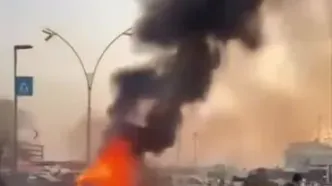 تصادف مرگبار یک کامیون با ۳۰ خودرو در عراق
