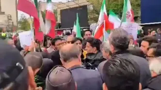 ویدئو برگزاری تجمع علیه آتش بس در میدان انقلاب