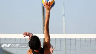 صعود تیم ملی والیبال ساحلی «ب» به مرحله یک چهارم