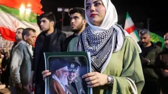 تصاویر؛ موشک‌های نقطه‌زن در میان مردم تهران