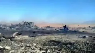 اولین تصاویر از انهدام دو بالگرد بلک‌هاوک و یک هواپیمای C130 در جنوب اصفهان + ویدئو